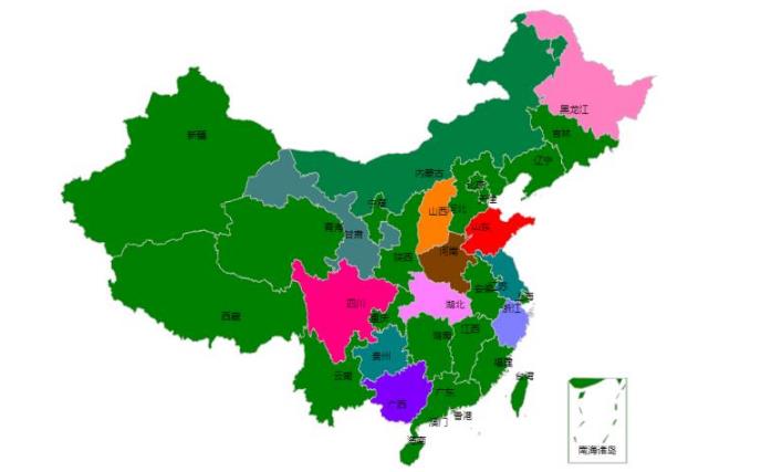 全国农产品地标区域划分